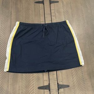 NY&C•Sport blue and yellow skort